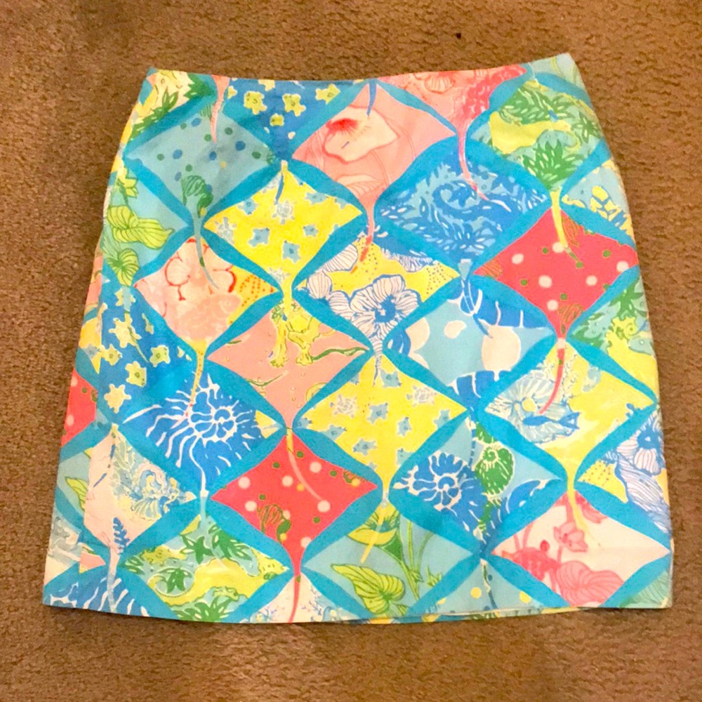 Lilly Pulitzer lined skirt
